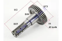 Gearbox drive shaft/ middle shaft for quad bike 150cc 200cc GY6 Buggy Polaris 150UTV UTV Go kart Scooter Tao Tao Jingliang