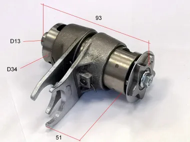 Velenas greičių dėžės su šakute, keturračio motociklo 125cc 4 bėgiai mechaninė gr . dėžė