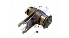 Gear selector drum and forks for motorcycle 140cc Lifan LF140