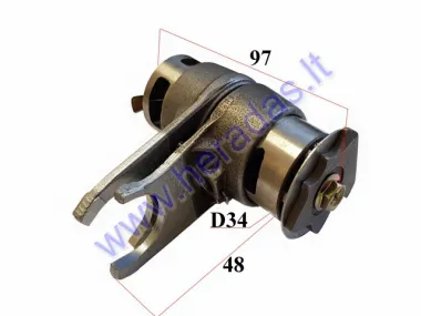 Gear selector drum and forks for motorcycle 140cc Lifan LF140