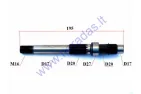 Transmission gear shaft for scooter L195 GY6 50cc