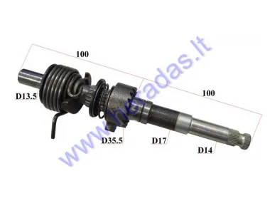 Kick starting shaft for 140cc motorcycle LF140 LIFAN