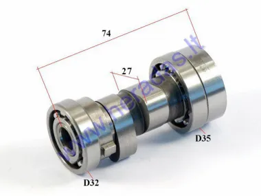 Velenėlis paskirstymo keturračiui motociklui 110cc