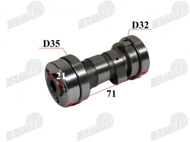 VELENĖLIS PASKIRSTYMO KETURRAČIUI MOTOCIKLUI 130CC 154FMI VARIKLIUI