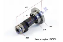 Velenėlis paskirstymo motociklo  250cc