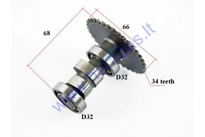 Camshaft for scooter 50cc