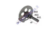 Kick start spindle for scooter L99 4T 125CC