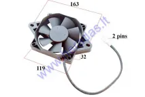 Cooling fan for ATV quad bike 2-hole mounting
