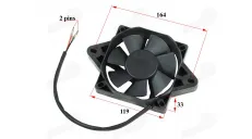 Cooling fan for ATV quad bike 2-hole mounting