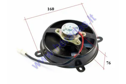 Cooling fan for ATV quad bike