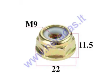 REVERSE NUT FOR BRUSH CUTTER