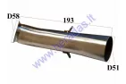 Middle muffler KTM Duke 51mm KTM DUKE RC 125 250 390 RC390 Duke390 tube
