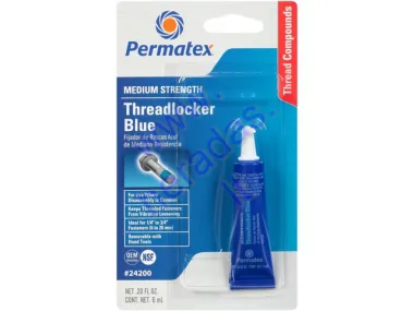 Treadlocker Blue, Medium strengyht Permatex NET. 20 FL OZ. (6 ml)