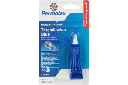 Treadlocker Blue, Medium strengyht Permatex NET. 20 FL OZ. (6 ml)