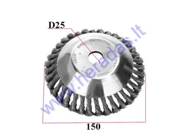 STEEL WIRE CUTTER 150mm. FOR BRUSH CUTTER