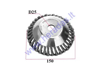 STEEL WIRE CUTTER 150mm. FOR BRUSH CUTTER