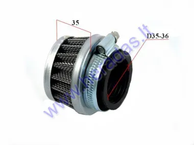 Wire mesh air filter for motorcycle D35-D36