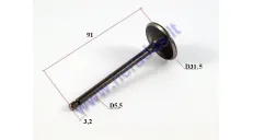 Intake valve for ATV quad bike 250cc