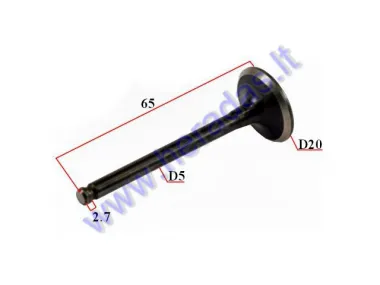 Exhaust valve for ATV quad bike 110cc