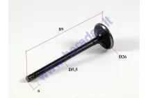 Exhaust valve for ATV quad bike