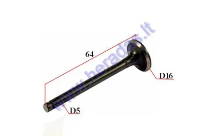 Exhaust valve for scooter