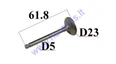 Vožtuvas motorolerio GY6 D23 H61.8 D5