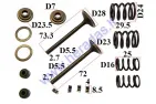 Valve set intake+exhaust 150cc 160cc YX150 YX160 D23 D28 full set