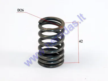 Outer valve spring for quad bike