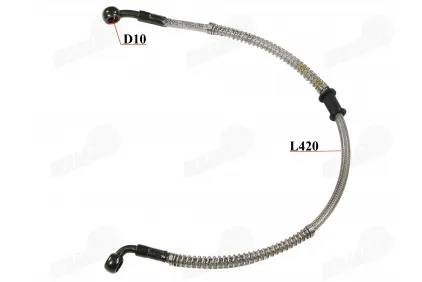Rear brake hose for motorcycle, quad bike fits HIMOTO HM4