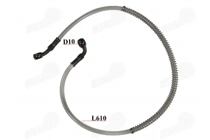 Front brake hose for motorcycle, quad bike fits HIMOTO HM4