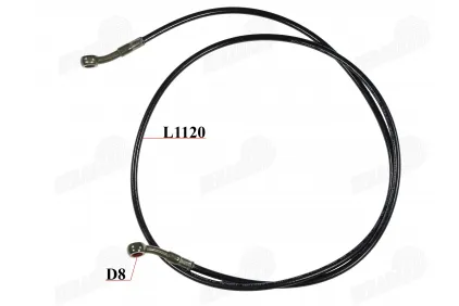 Front brake hose for motorcycle, tricycle, quad bike fits HIMOTO HM2
