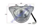 Center headlight for electric trike scooter MS04