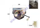 Front upper central light for electric scooter EPICO