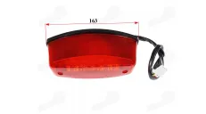 Tail light for ATV with number plate light 3PIN