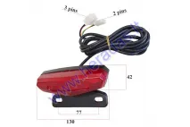 Tail light for electric scooter, scooter, quad bike, motorcycle 12V with turns