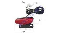 Tail light for electric scooter, scooter, quad bike, motorcycle 12V with turns