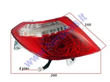 Left side tail light for electric trike scooter MS01 MS03 MS04