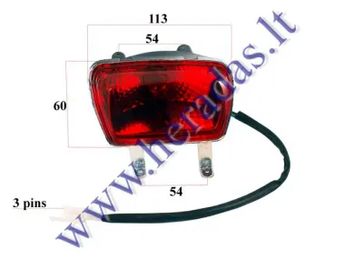 Tail light for quad bike 110-125cc