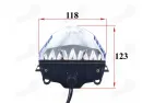 Rear light for motorcycle fits FR50 E mark