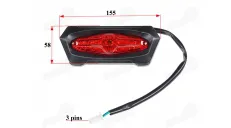 Žibintas LED galinis keturračio 110CC tinka CAT110