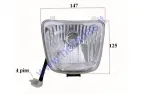 Head LED light for quad bike atv 110cc 125cc