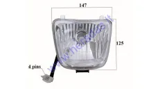 Head LED light for quad bike atv 110cc 125cc