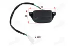 NUMBER PLATE LIGHT FOR SCOOTER fits FLASH50, RUBI50   E marking