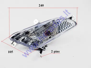 Left side turn signal light for electric trike scooter MS01 MS03 MS04