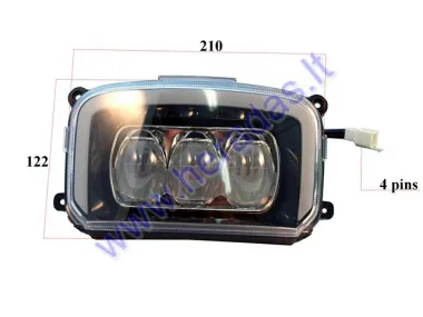 Front light for electric scooter 12V  , suitable for AIRO