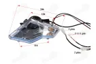 Headlight left side of quad bike fits TIGER PRO