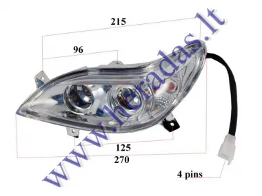 Headlight for quad bike Yeti