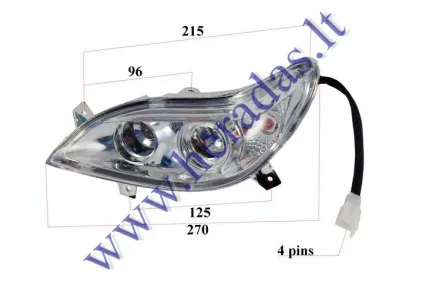 Headlight for quad bike Yeti