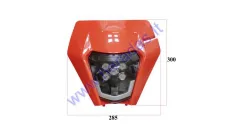 MOUNTED HEADLIGHT (WITH COVER) FOR CROSS, ENDURO MOTORCYCLE KTM LED