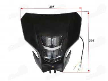 Headlight for cross, enduro motorcycle LED universal